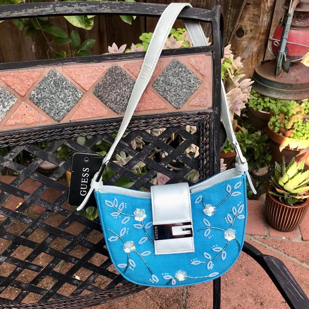 Vintage Tiffany blue small shoulder bag